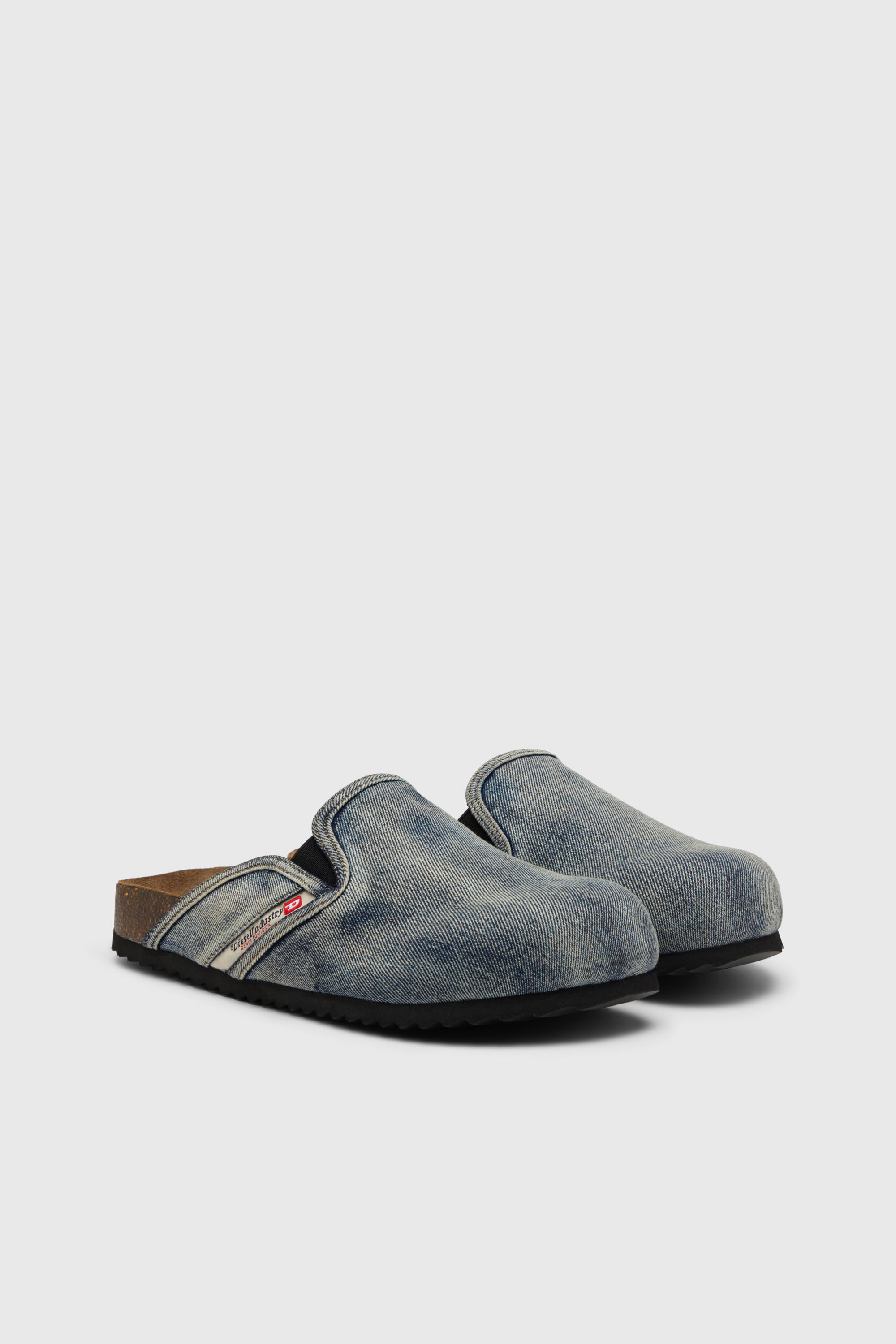 Diesel - D-WOODSTOCK SLIP-ON, Man's D-Woodstock-Denim mules in Dark Blue - 2