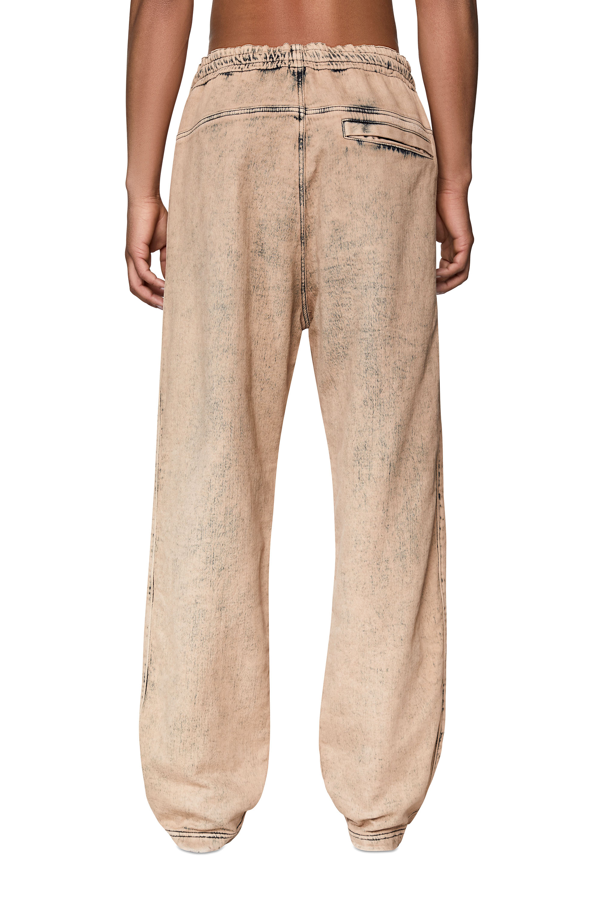 Diesel - D-Martians Track Denim 09D16 Straight, Light Brown - Image 2