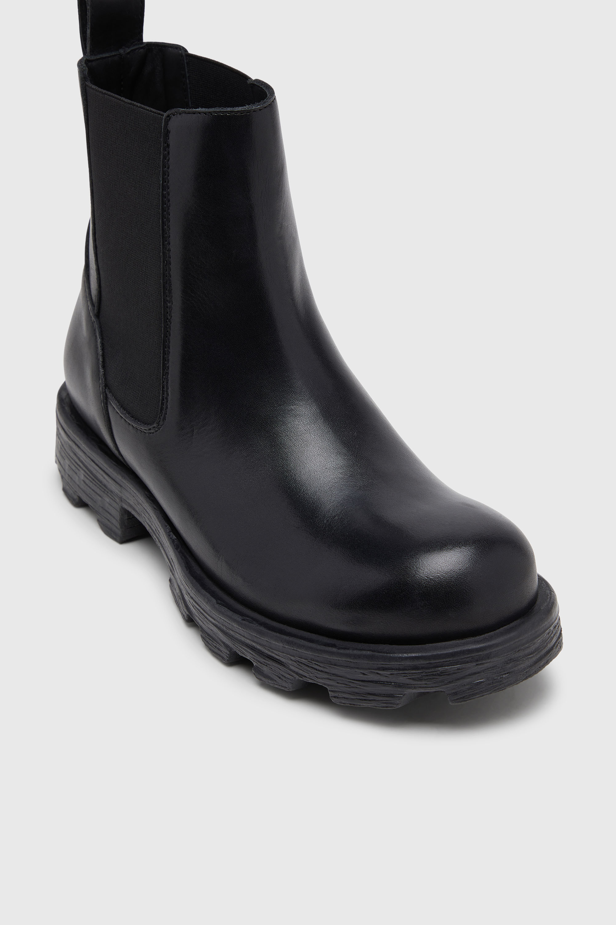 Diesel - D-HAMMER CH, Man's D-Hammer-Chelsea boots in leather in Black - 6