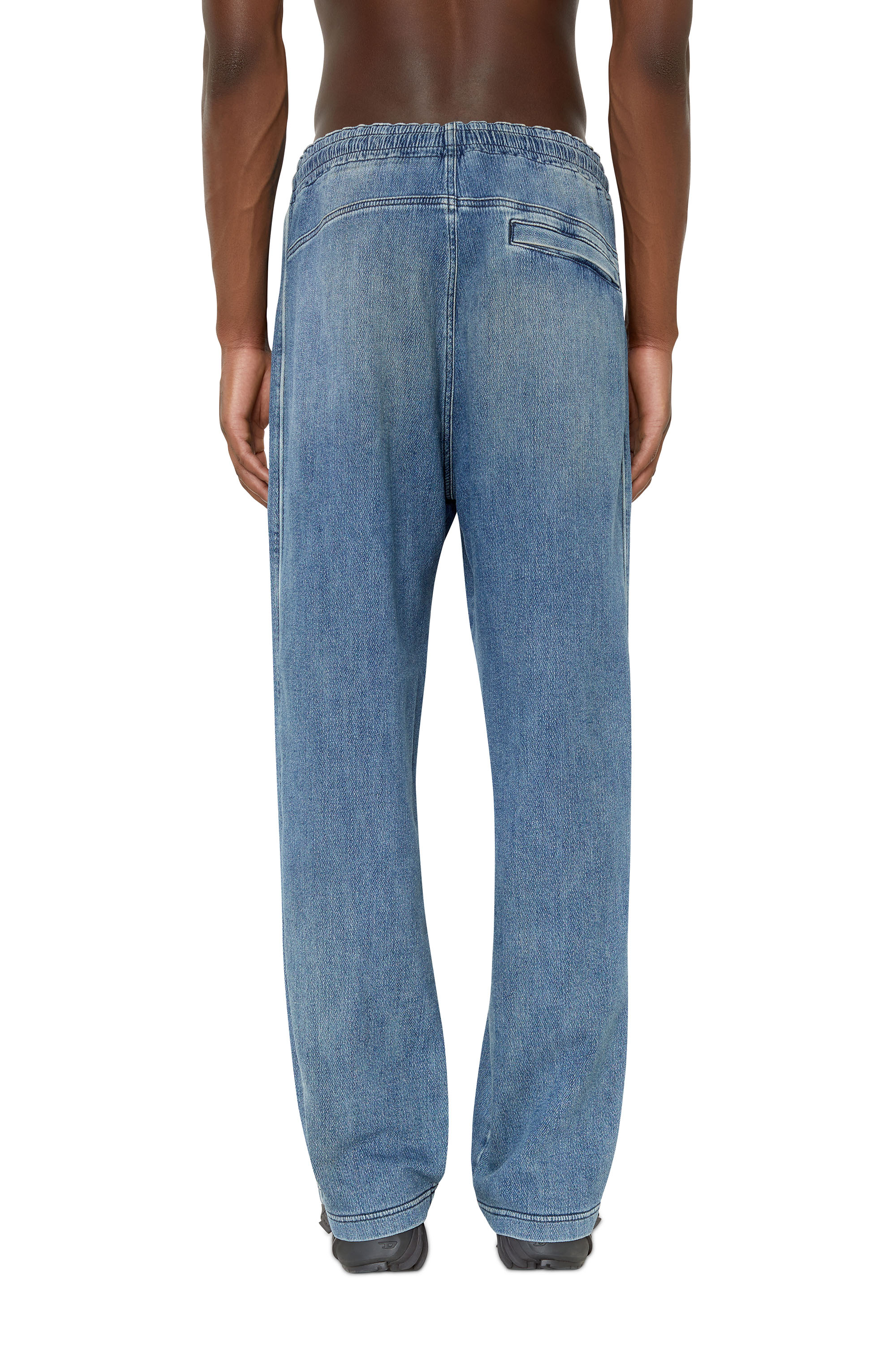 Diesel - D-Martians Track Denim 09E29 Straight, Medium blue - Image 2